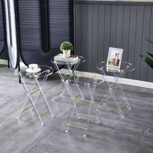 Modern Acrylic Folding Tables HF-1848