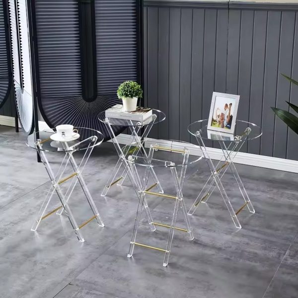 Modern Acrylic Folding Tables HF-1848