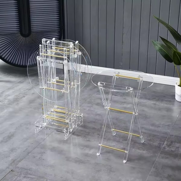 Modern Acrylic Folding Tables HF-1848 - Image 2